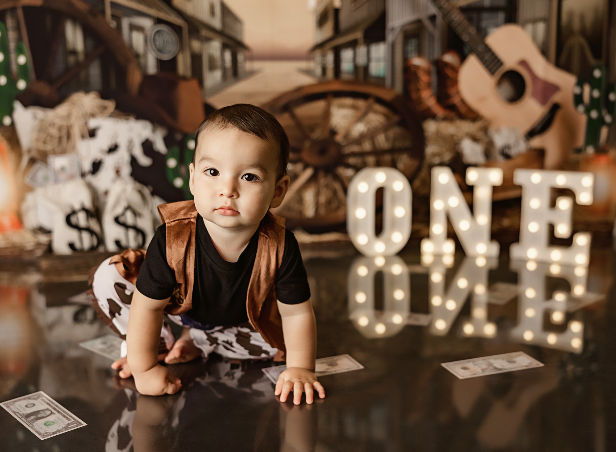 wild west chico cake smash photographer