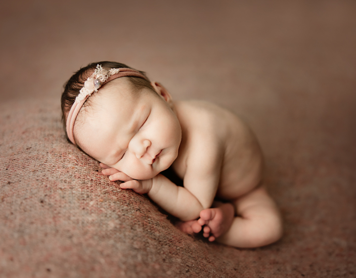 Sacramento Newborn Photo session posed newborn photos 