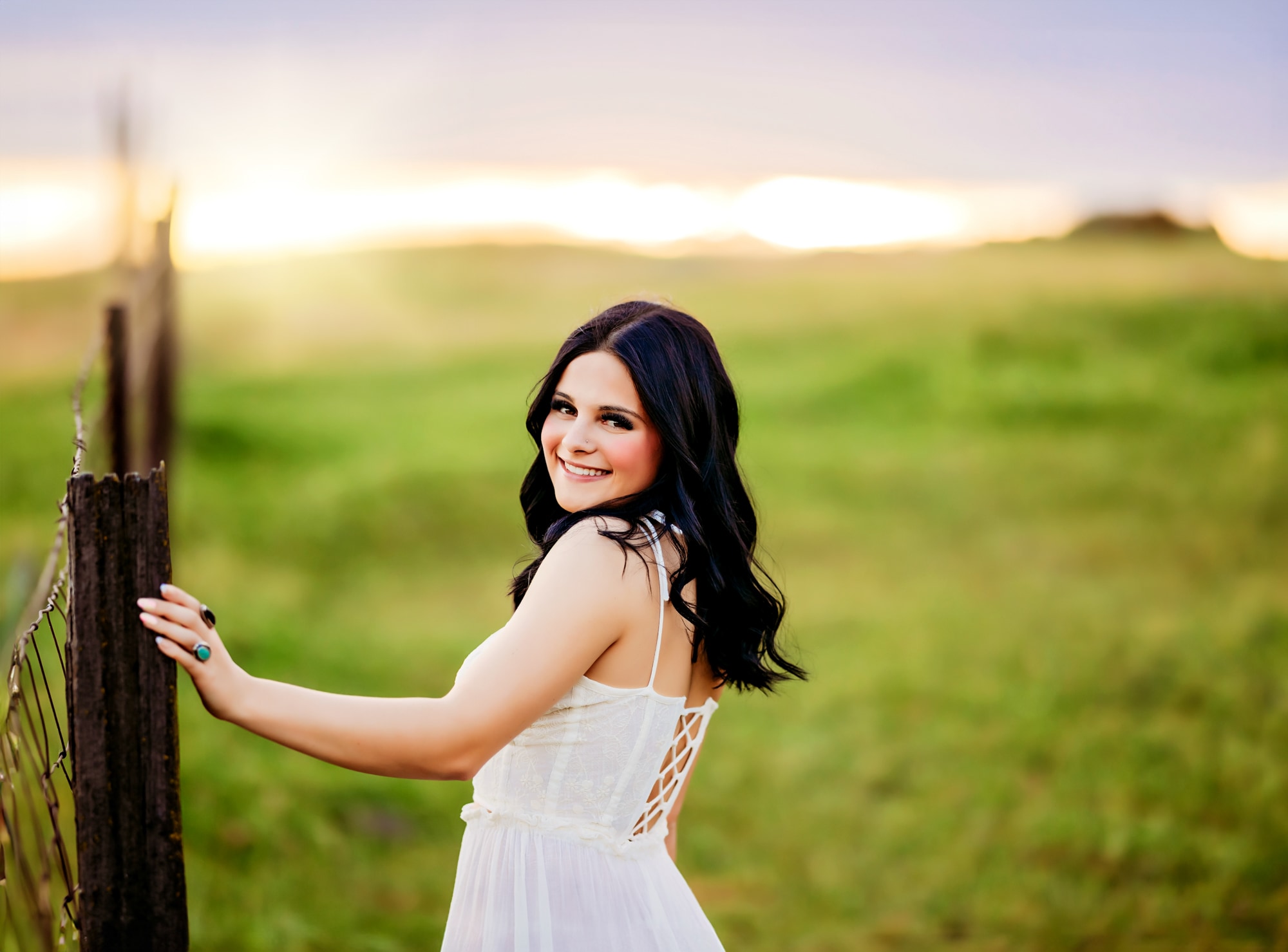 sacramento senior photo girl session golden hour